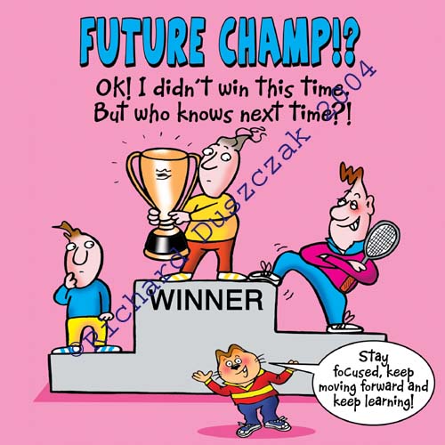 winners never quit | Cartoon Motivators Blog