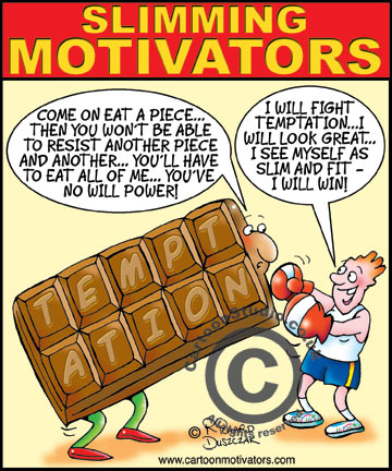 funny weight loss motivator | Cartoon Motivators